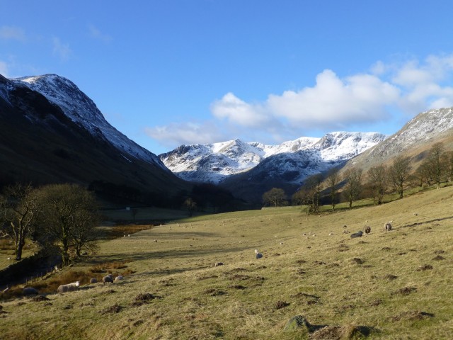 View up Grisedale Valley